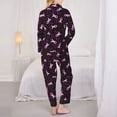 thumbnail image 3 of Bingfone Womens Pajama Sets Breast Cancer Awareness3 Print,Long Sleeve Loungewear Pajamas Set-XX-Large, 3 of 8