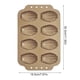 thumbnail image 3 of Ounissouiy Molde antiadherente con forma de concha para hornear pasteles de 8 cavidades, acero al carbono, utensilios de cocina resistentes al calor, Herramientas y accesorios para hornear Ounissouiy HA083070-00, 3 of 6
