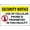 Warning Sign 4, variant on Security Notice Do Not Enter Warning Sign - 8"x12" Tin Metal Vintage Decor, for Home Farm Bar Coffee Shop Club