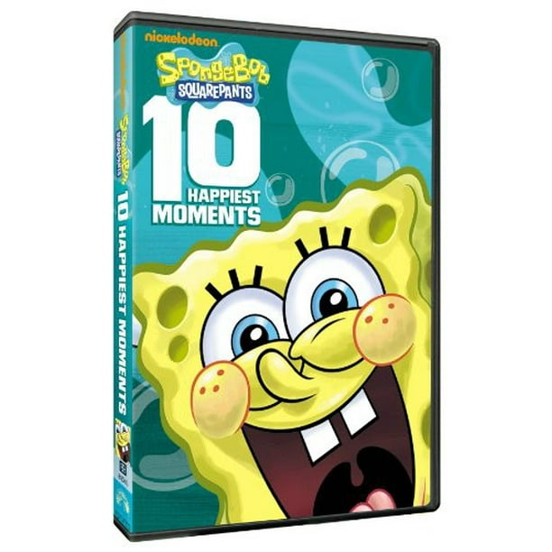 Spongebob Squarepants 10 Happiest Moments Dvd Walmart Com Walmart Com