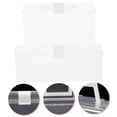 thumbnail image 4 of LOLIPPYY 2pcs Dust-proof Medicine Storage Box Clear Plastic For Adults, 4 of 8