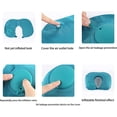 thumbnail image 3 of Almohada Inflable de Viaje Manual presurizada Almohada Inflable Automática en Forma de U Azul Claro Transpirable Cómoda Almohada Núcleo Cervical Lumbar Oficina Descanso Viajes El Mejor Regalo brillar Juguete, 3 of 5