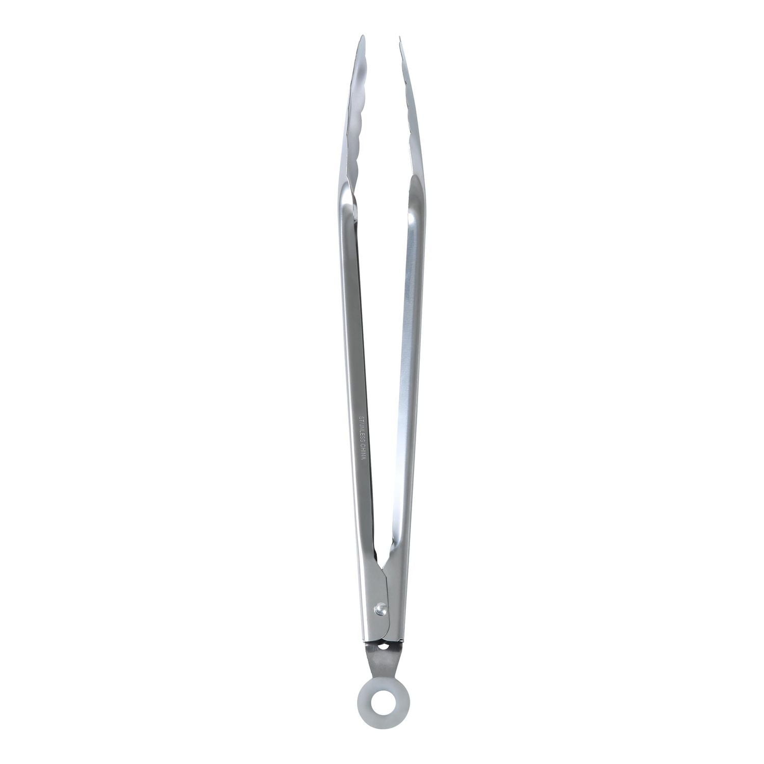 Mainstays 12" Stainless Steel Locking Cooking Tongs, Silver, MS 12" Tongs