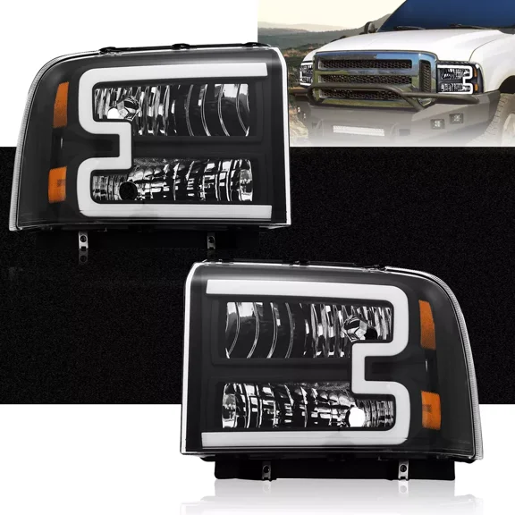 Fit For 2005-2007 Ford F250 F350 F450 Super Duty Conversion LED Headlights