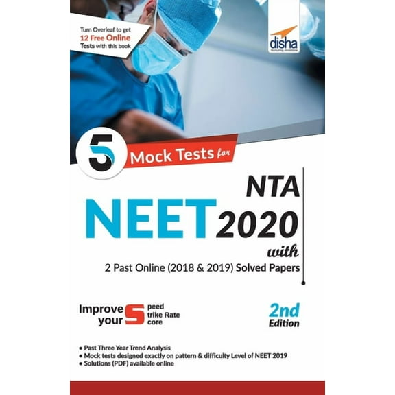 5 Mock Tests for NTA NEET 2020 with 2018 & 2019 Question Papers - 2nd Edition, (Paperback)