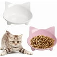 thumbnail image 7 of Cat Food Bowl Elevated Cat Bowl Ergonomic Cat Food Dish anti Vomiting Raised Cat Food Bowl Non Slip for Cats Dogs Summer Gift, 7 of 7