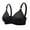Black, variant on Plus Size Sports Bras for Women Women's One Fab Fit T-Shirt Bra, Women’s Full Coverage T-Shirt Bra, Women’s Lightly Lined Racerback Bra Purple Medium