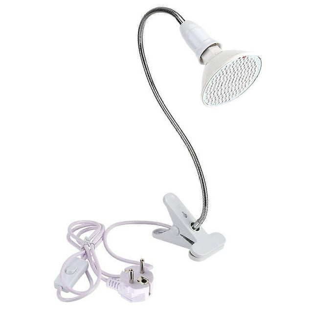 Lampe de croissance 200 LED avec support flexible pour bureau, plantes d'intérieur et fleurs
