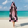 thumbnail image 5 of Kamado Nezuko Wearable Blanket Cloak Arctic Velvet Hooded Blanket Soft Fuzzy Hoodie Blanket Cape for Adults Kids 60"x80", 5 of 8