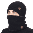 thumbnail image 4 of Gorro y bufanda de invierno cálidos y elegantes para hombre y mujer, 4 of 5