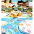 thumbnail image 2 of Multicolor Resin Sea Turtle Figurines Ocean Animal Miniatures for DIY Ornaments Sea Turtle Figure for Ocean Animal Figurines Home Garden Birthday Party Favor (Cute Style,50 Pieces), 2 of 6