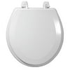 Wood Composition Toilet Seat, White