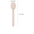 thumbnail image 2 of BEADCEST 20Pcs Diy Spoon Small Serving Spoons Beige Synthetic Material Long Handle For School Projects And Children, 2 of 7