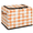 Multicolor 4, variant on ADECORIVY Retro Newspaper Coffee Fabric Storage Bin with Lid, Foldable Storage Box Decorative Cube Organizer Basket for Closet Shelf Organizing Clothes