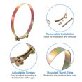 thumbnail image 3 of Unique Bargains 2Pack T-Bolt Hose Clamps, 214-226mm/8.43'-8.9' ID Range, Iron Radiator Hose Clamp Intake Clamp, 3 of 4