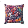 thumbnail image 2 of Cheers Retro Art Multicolor Flower Pillow Case Square Shape Cushion Cover Bed Car Decor, 2 of 2