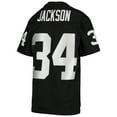 thumbnail image 3 of Youth Mitchell & Ness Bo Jackson Black Las Vegas Raiders 1988 Legacy Retired Player Jersey, 3 of 3