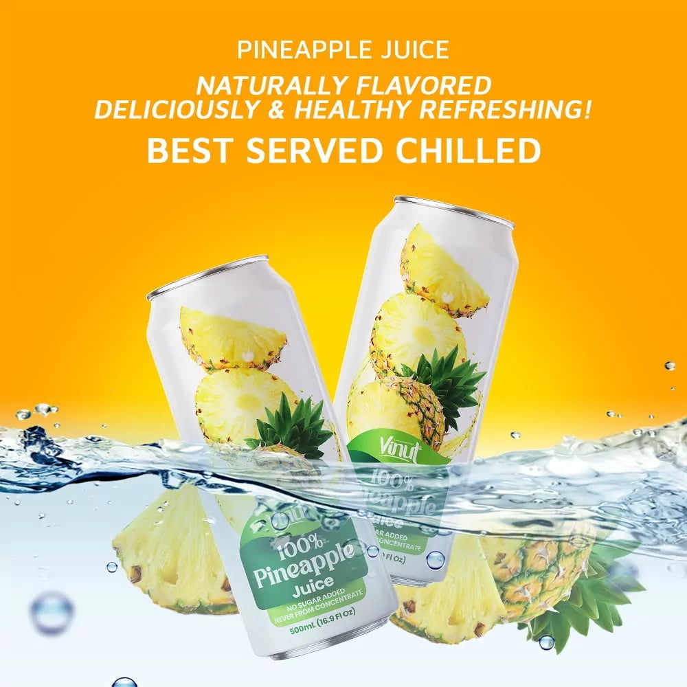 Vinut 16.9 fl oz 100% NFC Pineapple Juice Drink (No Sugar Added)