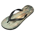 thumbnail image 2 of YAZAOOSummer Flip Flops Creatively Lantern in Floral Simple Beach Sandals, 2 of 8