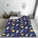 thumbnail image 5 of Balery Astronaut Corgi Manta de Felpa Suave y Acogedora – Cobija de Franela Aterciopelada para Cama, Lavable y Cálida para Sofá, Mascotas, Transpirable-60"x50", 5 of 7