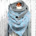 thumbnail image 2 of Bufanda para mujer Invierno Cálido Bufandas Acogedor Ligero Estampado gráfico Botón Manta Urdimbres Chales Fridja nalpqowj2855, 2 of 5