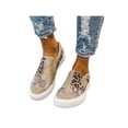 thumbnail image 1 of UKAP Mocasines para mujer mocasines sin cordones zapatillas de lona zapatos cómodos para caminar conducir, barco, 1 of 4