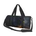 thumbnail image 1 of Easygdp Glowing Snake Dark Forest Bolsa de Viaje, Bolsa de Mano, Bolsa de Gimnasio, Bolsa de Equipaje para Viaje, 1 of 6