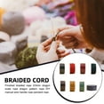 thumbnail image 5 of Linyer Braided Rope Bracelet Weaving DIY Craft Making Cord Handmade Knitting Jewelry Making for Professional Tailor Red, 5 of 8