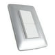 thumbnail image 5 of KIT 2 PLACAS CON APAGADOR SENCILLO Sanelec tipo ESCALERA GRIS SILVER, 5 of 5