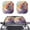 Butterfly, variant on Binienty Butterfly Sunshade Visor 2 PCS Car Windshield Sun Shade Easy Installation Foldable Automotive Interior Accessories for Sun Protection Sun Shade for UV Protection