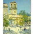 thumbnail image 3 of Childe Hassam 12x14 Black Modern Framed Museum Art Print Titled - Street of the Great Captain, Cordoba (1910), 3 of 5