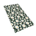 thumbnail image 2 of Wukai White Daisies and Bee Lightweight, Quick-Drying Microfiber Towels - Soft and Absorbent for Fitness, Sports, Yoga, Travel, Gym - 2 Pack, Dark Grey, 2 of 8