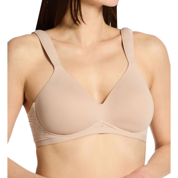 Women's Bali DF4582 Coolest Smoothing Wireless Foam Cup Bra (Almond 36D)