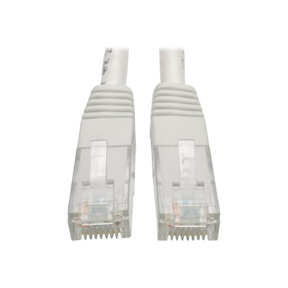 Tripp Lite 5ft Cat6 Gigabit Molded Patch Cable (RJ45 M/M), White