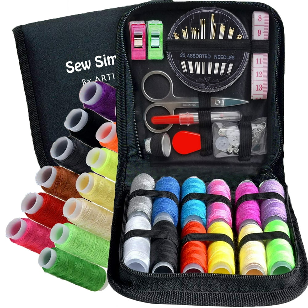 SEWING KIT, Mini Sewing kit, DIY Premium Sewing Supplies, 12 Large