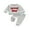 Gray, variant on BemeyourBBs Toddler Baby Boy Valentines Day Outfits Letter Embroidery Long Sleeve Striped Sweatshirt and Joggers Pants Set Spring Clothes