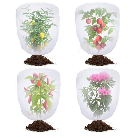 Red para pájaros LCHUANG, paquete de 4 unidades, 1 m x 0,8 m, para plantas