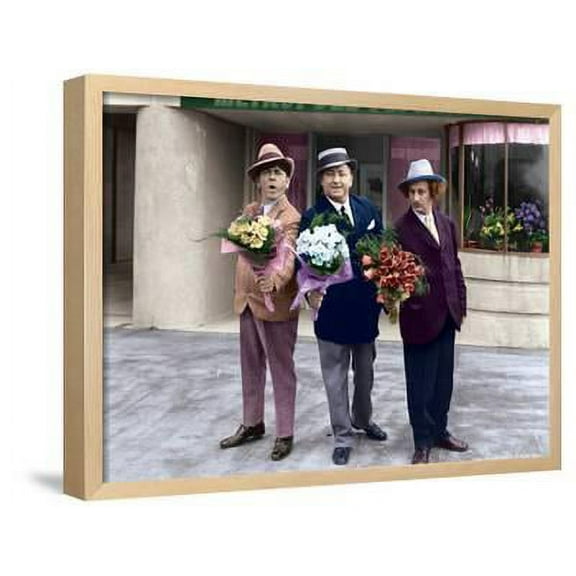 The Three Stooges Three Dapper Dans, Framed Art Print Wall Art Sold by ArtCom