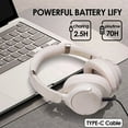 thumbnail image 4 of OPAL- Wireless Headphones Bluetooth Earphones Anc Headset Rechargeable W/ 3.5Mm Cable, 4 of 6