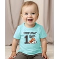 thumbnail image 3 of 1st Birthday Baller Shirt for Boys Sports Theme Party T-Shirt for 1 Year Old Toddler Chill Shirt 12 Months, 3 of 5