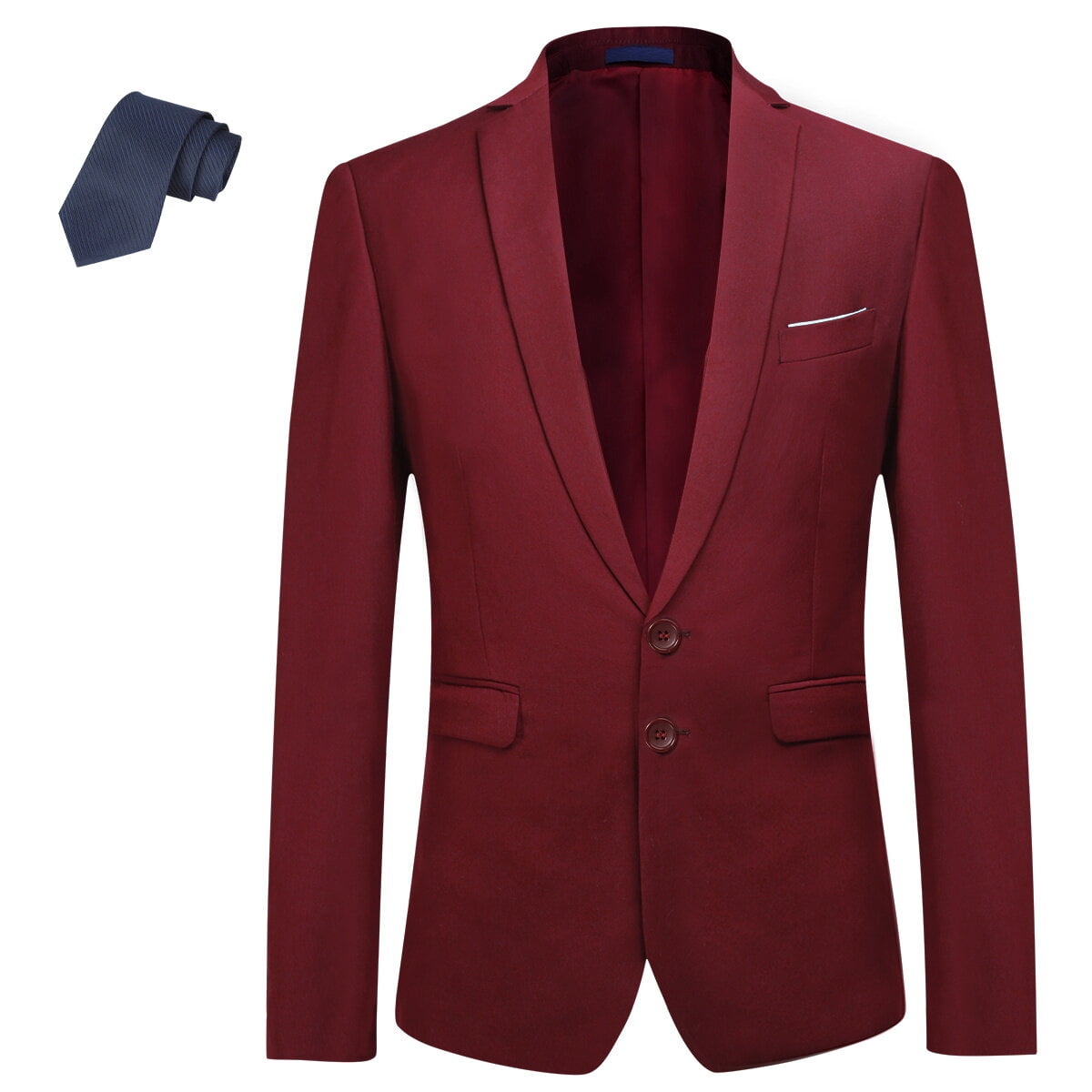 Cloudstyle Men's Sport Coat Slim Fit 2 Buttons Lightweight Casual