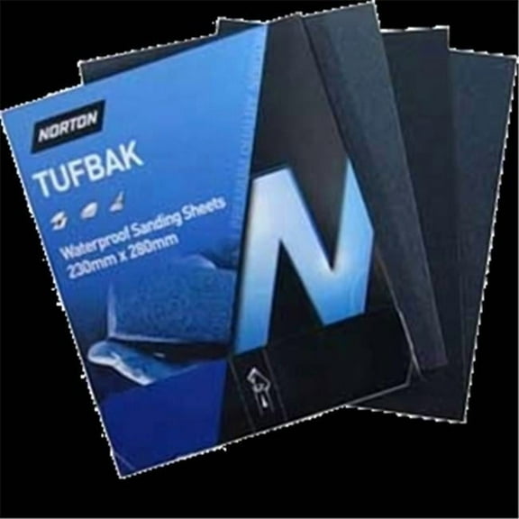 Norton 1294 9 x 11 in. 400A Tufbak Durite Waterproof Bulk -  Pack of 50