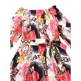 thumbnail image 4 of Sunloudy Vestido de manga larga casual para mujer, estampado a la moda, cuello de barco, vestido largo con cinturón Sunloudy  moda, 4 of 9