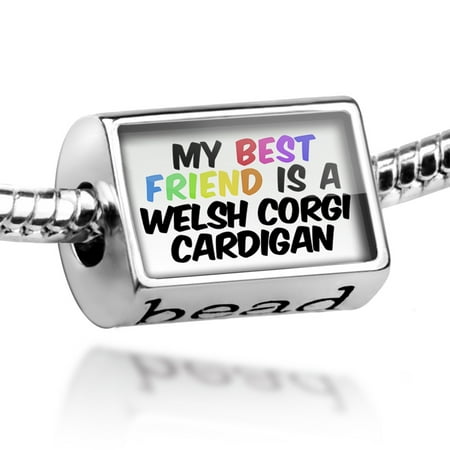 Bead My best Friend a Welsh Corgi Cardigan Dog from Wales Charm Fits All European