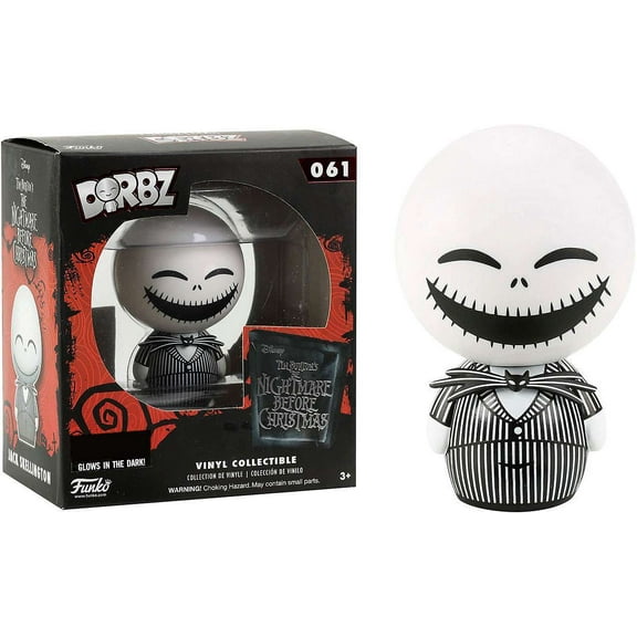 Funko Nightmare Before Christmas Dorbz Jack Skellington Vinyl Figure (Glows-in-the-Dark)