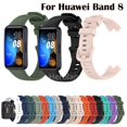 thumbnail image 2 of Correa De Reloj De Silicona Suave De Moda Para Huawei Band 8 Smartwatch Band8 Deportiva Con Funda De Tpu, 2 of 4