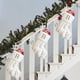 thumbnail image 5 of Adornos navideños Medias navideñas personalizadas con letras 22 cm Medias navideñas bordadas de Papá Noel Calcetín navideño a rayas Adornos colgantes para chimenea Árbol de Navidad Calcetín con letras, 5 of 5