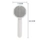 thumbnail image 2 of Universal Pet Shedding Comb Cute Clash-color Dog Self-cleaning Comb Pet Care Supplies, 2 of 5