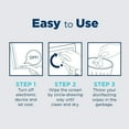 thumbnail image 2 of Tech Armor TV Screen Cleaning Wipes Kit, 100 Wipes, 2 of 7