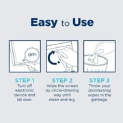 Tech Armor TV Screen Cleaning Wipes Kit, 100 Wipes